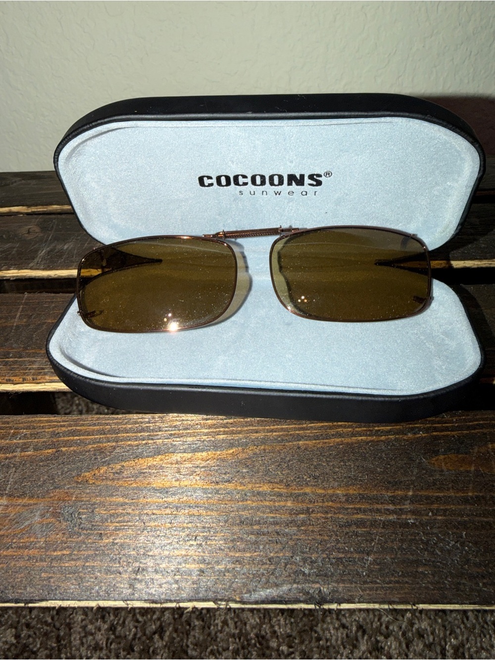 Men’s Brown Clip ons - Metal Frame
